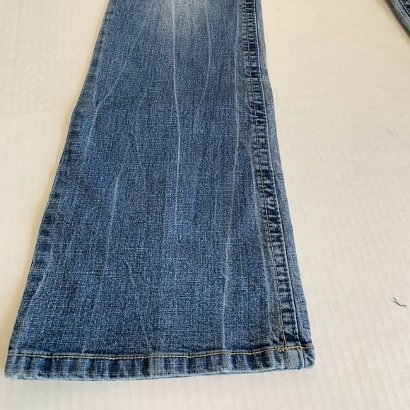 LEI Y2K 90s Jeans Ashley Louise Boot Juniors 9 Faded-Wash Back-Pockets Vintage - Picture 2 of 12